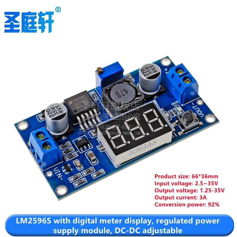 3A Adjustable DC-DC LM2596 LM2596S input 4V-35V Output 1.23V-30V dc-dc Step-down Power Supply Regulator module MP1584EN MINI360