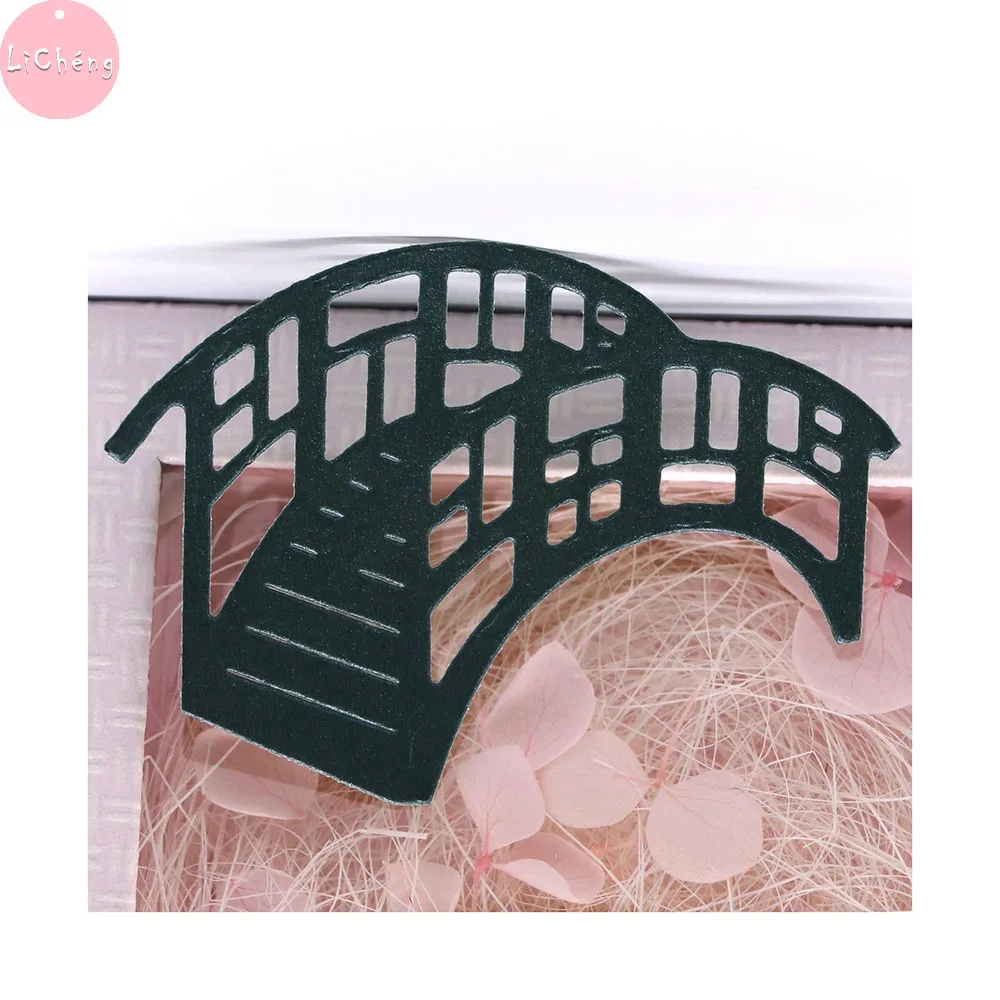 Matryce do cięcia metalu Bridge Scrapbooking foldery z wytłoczonym wzorem na tworzenie kartek Craft wzornik wyczyść znaczki i Slimline Planner umiera