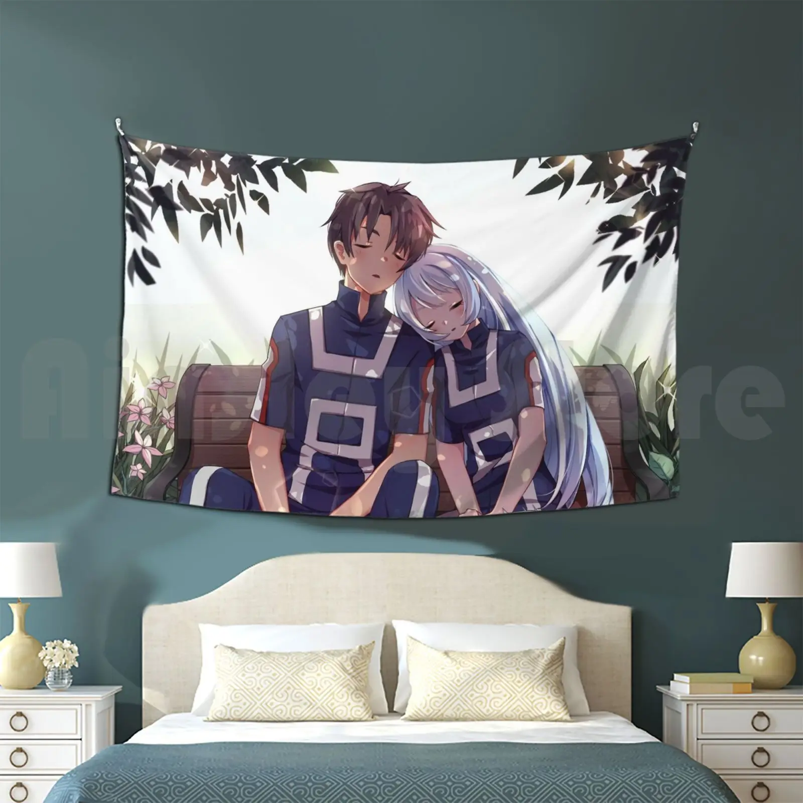 Tapestry Ryoji And Nejire Bnha Hat Bnha Mha Boku No Hero Academia Spukycat Anime Couple Nejire Nejire