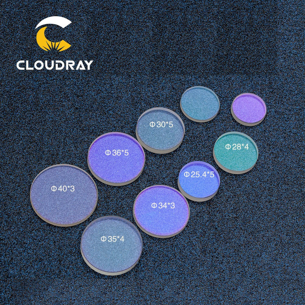 Cloudray Laser Protective Windows D40 - D60 Series Quartz Fused Silica for Fiber Cutting Welding Machine 1064nm