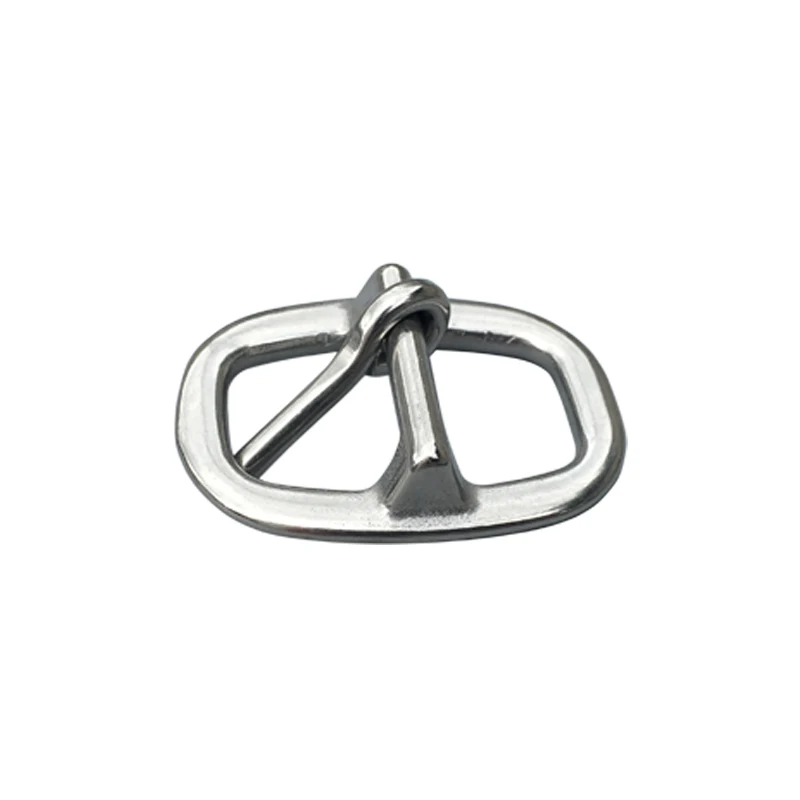 20pcs Oval Stainless Steel Halter Buckle Bag Metal Accessory 21mm