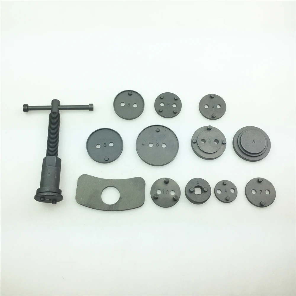 Car repair tools 13 sets of disc brake pump adjustment group brake pads disassembly tool