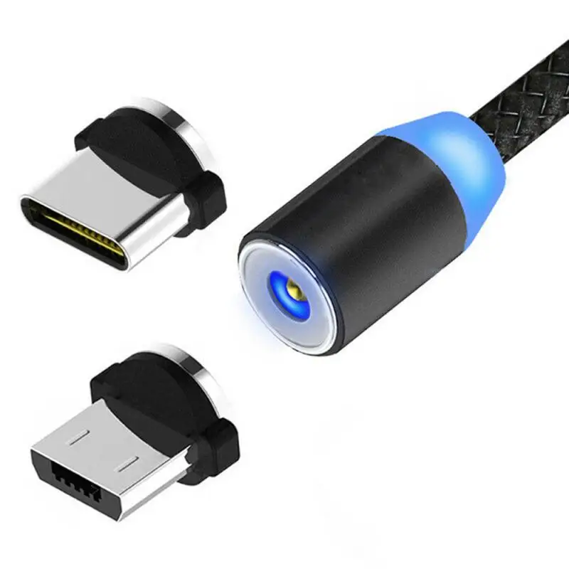 Cabo magnético micro usb tipo c, conector adaptador usb c para carregar telefone, peças