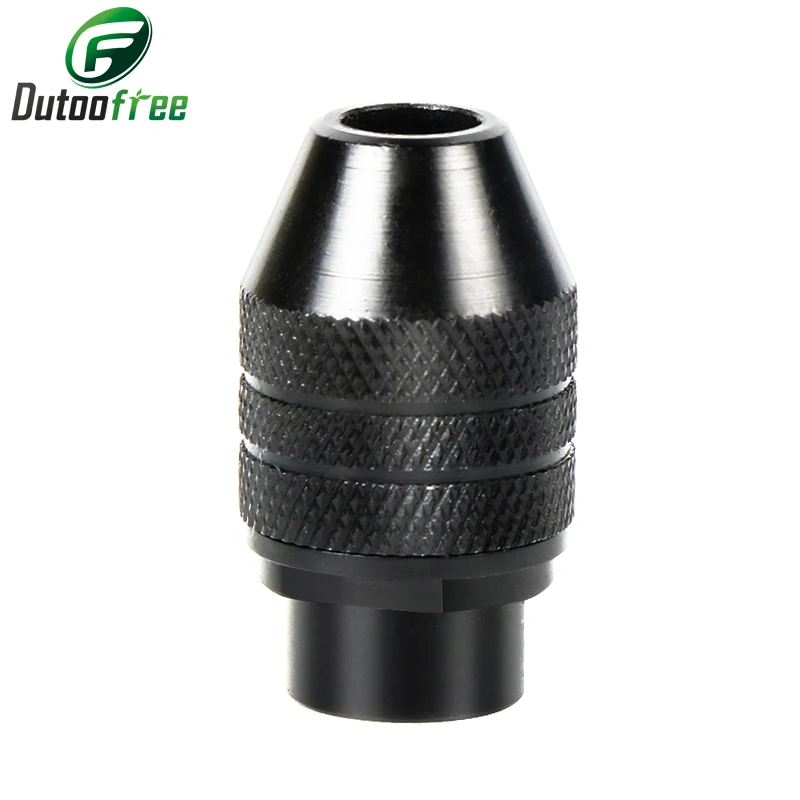 1 szt. Bezkluczykowy uchwyt wiertarski do narzędzi obrotowych dremel akcesoria dremel 0.5-3.2mm mini uchwyty wiertarskie adapter do elastycznego wału wiertarskiego
