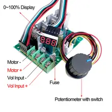 DC motor PWM controller 6V-60V #6
