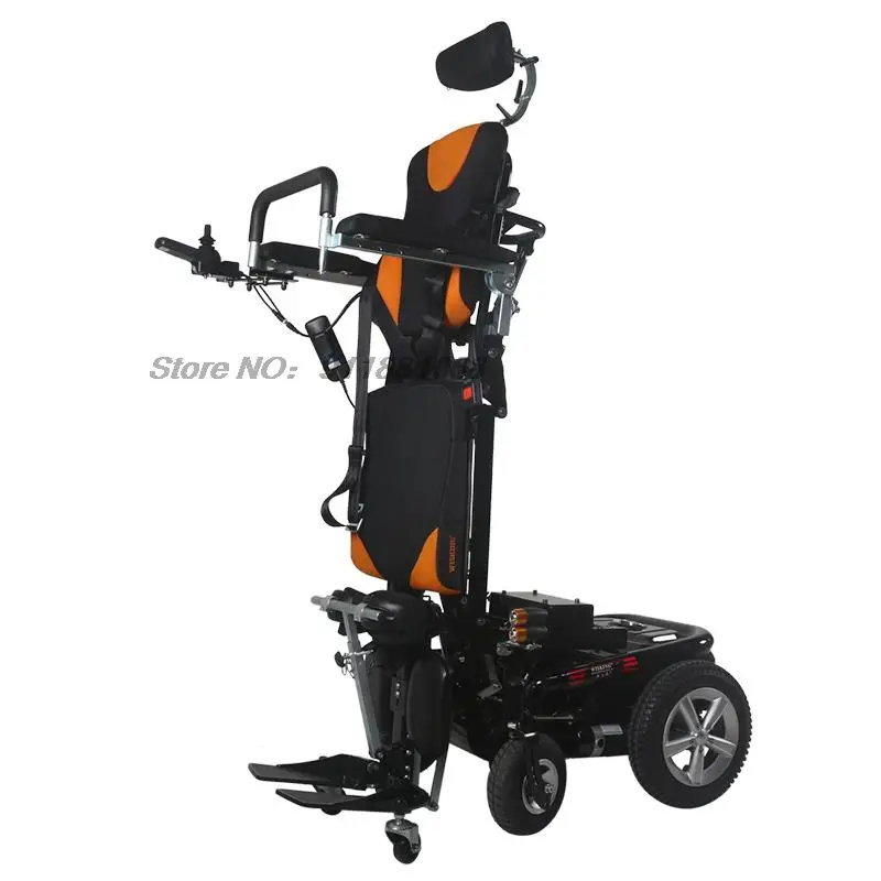 Free Shipping Electric standing wheelchair electric Stand Up And Down, Recline, Leg Lift multifunctional disabled