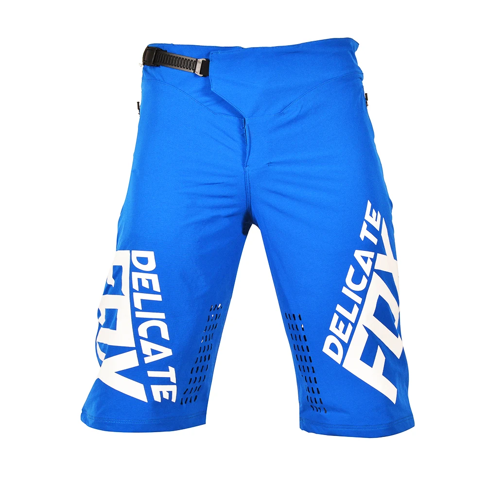 

Motocross Offroad Shorts Delicate Fox MX Dirt Bike Mountain Bicycle Off Road Blue Shorts For Men