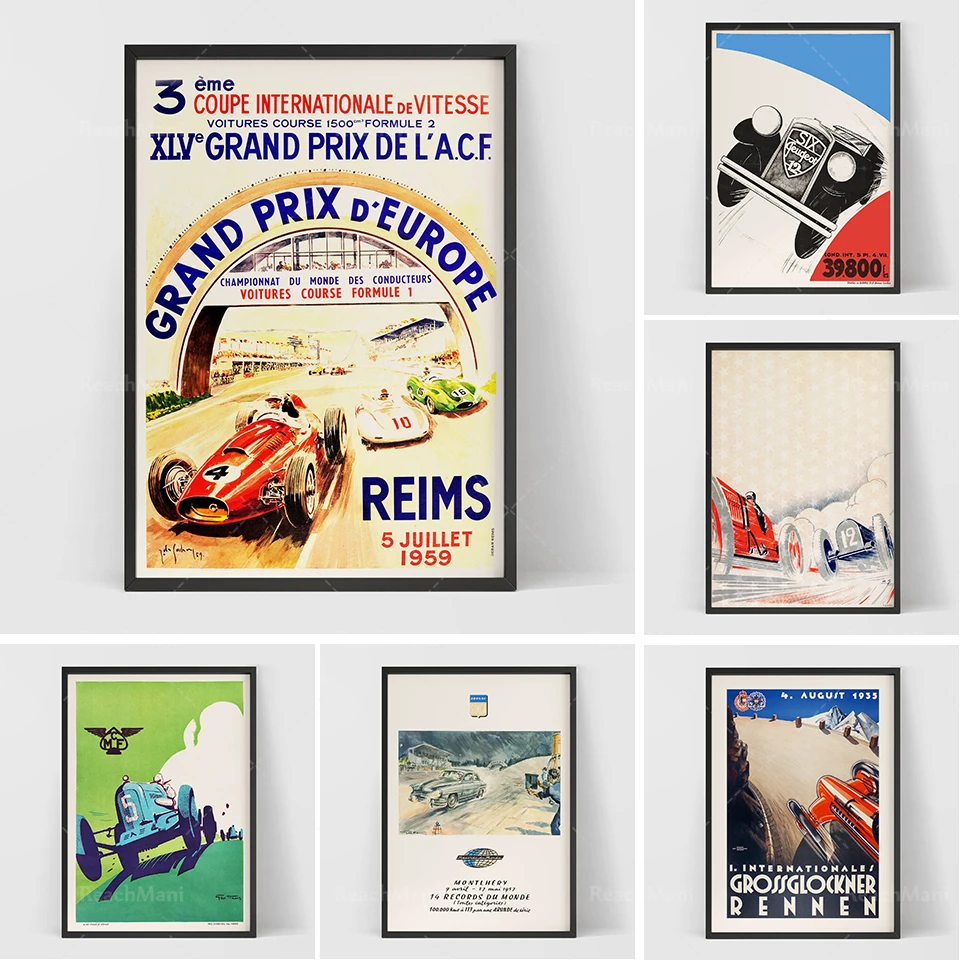 Racingaffisch / rallykonst / bildekoration