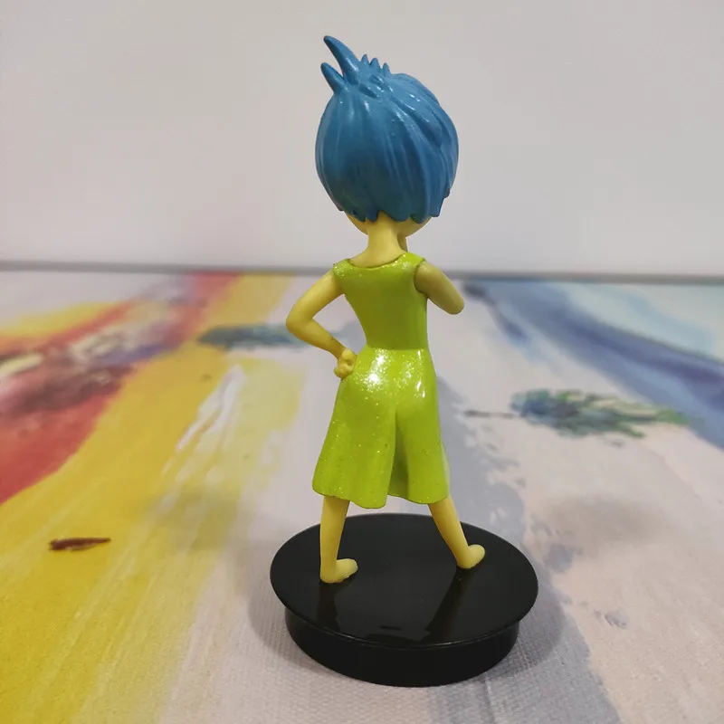 Inside Out Joy Cartoon PVC Figure Toy Dolls 9cm