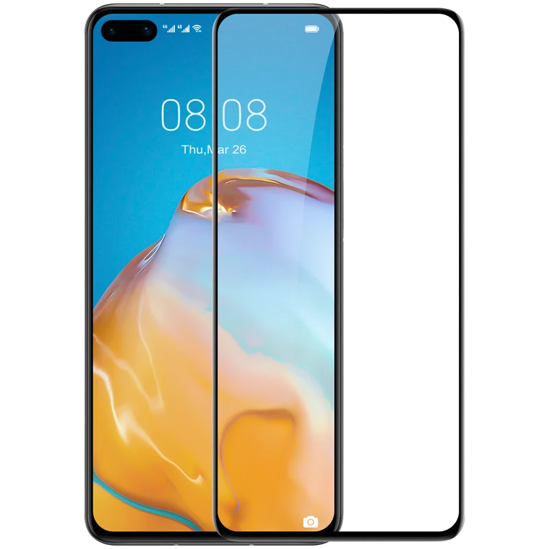 12D Protective Glass On For Huawei P20 Pro P10 Lite Plus Screen Protector Glass P30 P40 Lite E P Smart 2019 Tempered Glass Film