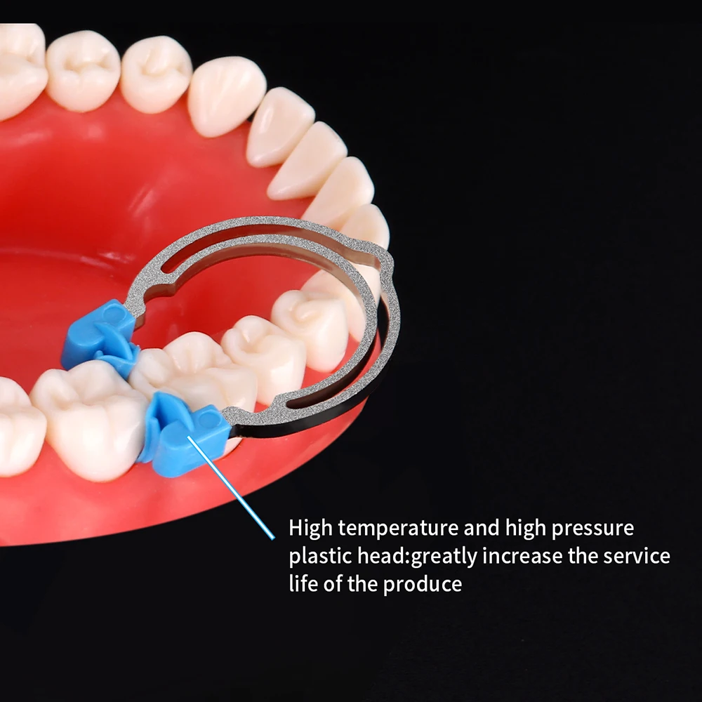 XDental przekrójne wyprofilowane matryce klipsowe AZDENT zaciski kliny z częściami zamiennymi szczypce dentystyczne narzędzia stomatologiczne