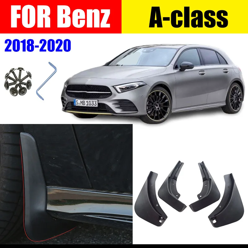 

FOR Benz A-class Mudguard Fenders Benz A220 A200 A180 A260 Mud flap splash Guard Fender Mudflaps Mudguards car accessories