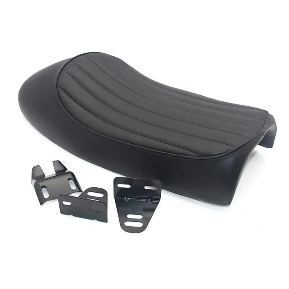 For Motorcycle CG125 Retro Modified Seat Pad Universal Flat Hump Shape Cushion Synthetic Leather Soft Comfortable No Deformation