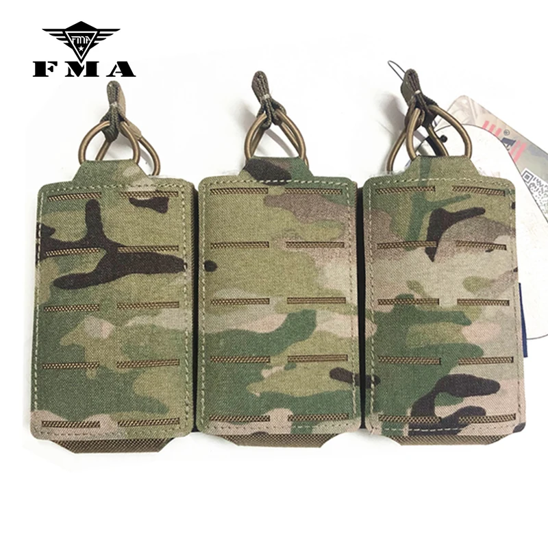 FMA MC Tactical Mag Triple Magazine Pouch, Triple Mag Carrier, 5.56mm, 762mm