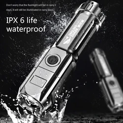 Portable led Flashlight USB Rechargeable Ultra Bright Zoom Torch Outdoor Camping Hiking Powerful Tactical Lantern Spotlight