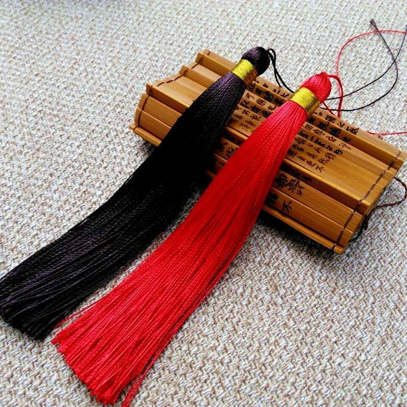 14 CM Golden Thread Spike Handmade Truck Hanging Tassel Nylon Flexible DIY Jewelry