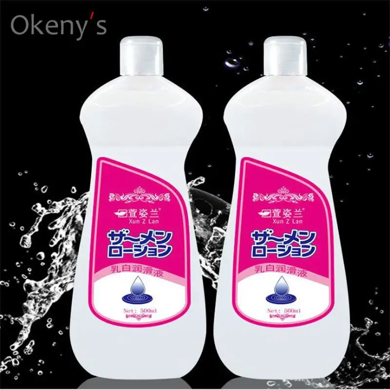 Japan AV Sex Lubricant 500ml Anal Lubricant Thick Water-based Sex Oil Vaginal Anal Lubricant Gel Sex Products For Adults lube