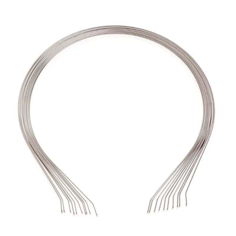 10pcs 5mm BLANK PLAIN โลหะ Headband ผม Band สำหรับ DIY อุปกรณ์เสริมผมหัตถกรรม