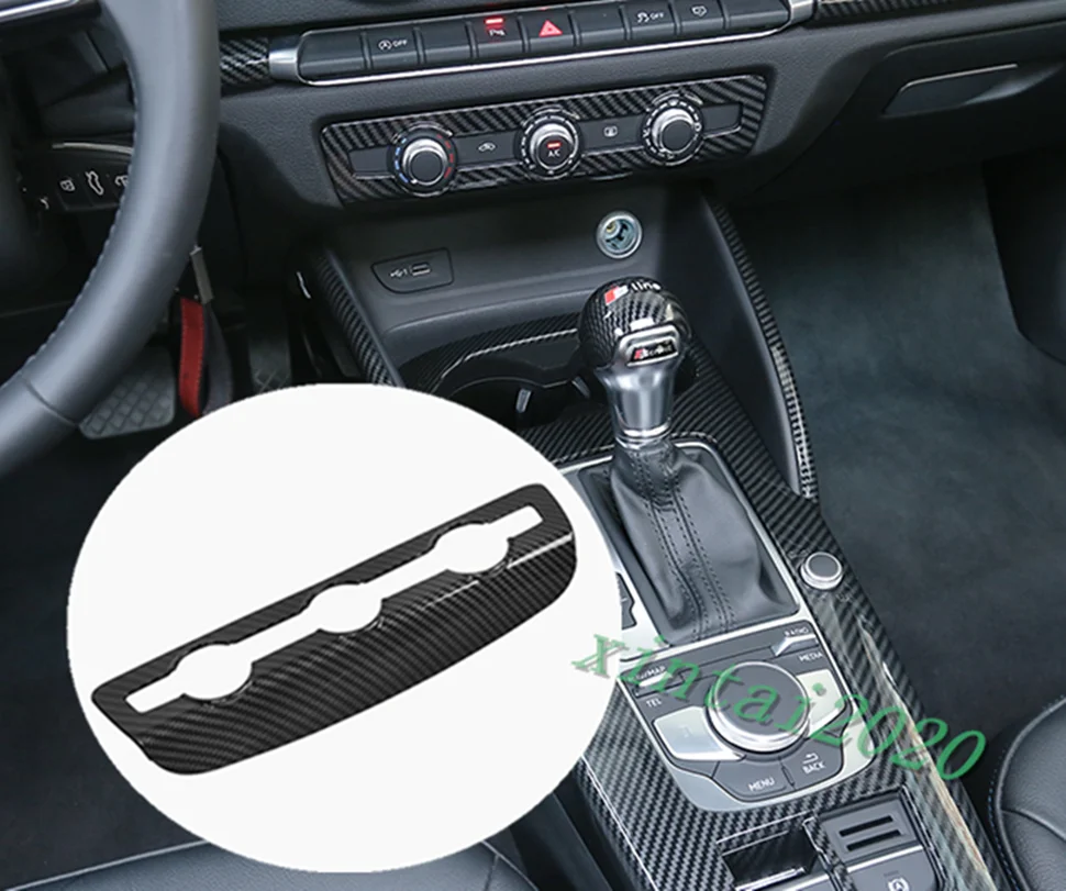 

Отделка салона кондиционирования воздуха из углеродного волокна для Audi A3 8V 2014-2019 модификация автомобиля
