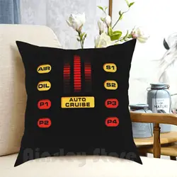 Kitt Dash Pillow Case Printed Home Soft DIY Pillow cover Kitt Knight Rider 80S Retro Cool Geeky Nerdy Tv Sci Fi Car Karr