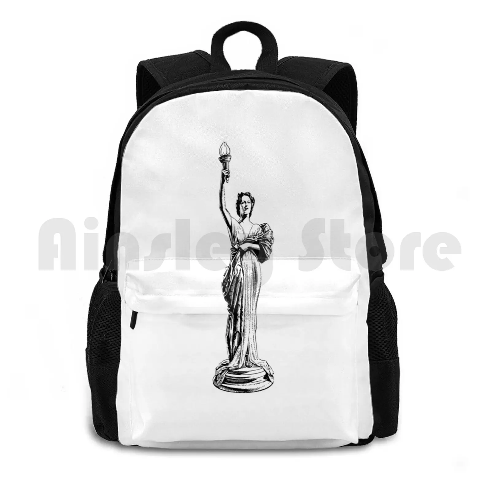 Torch Lady Outdoor Hiking Backpack Riding Climbing Sports Bag Pictures Torch Lady Logo Motion Pictures Movies Film 1945