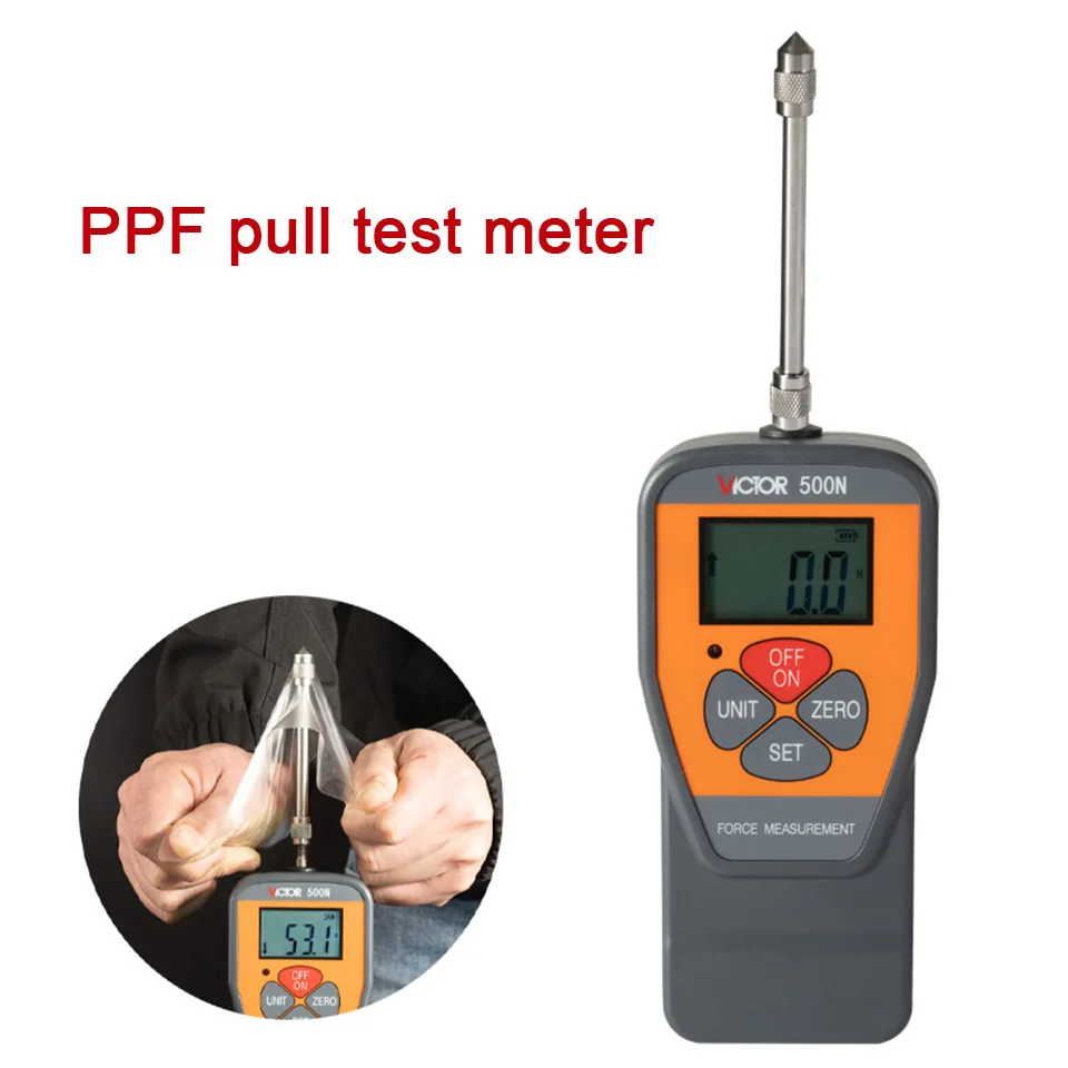 500N Digital Force Gauge Push and Pull Dynamometer Portable Tester High Precision LCD Measuring PCE Instruments MO-V500N