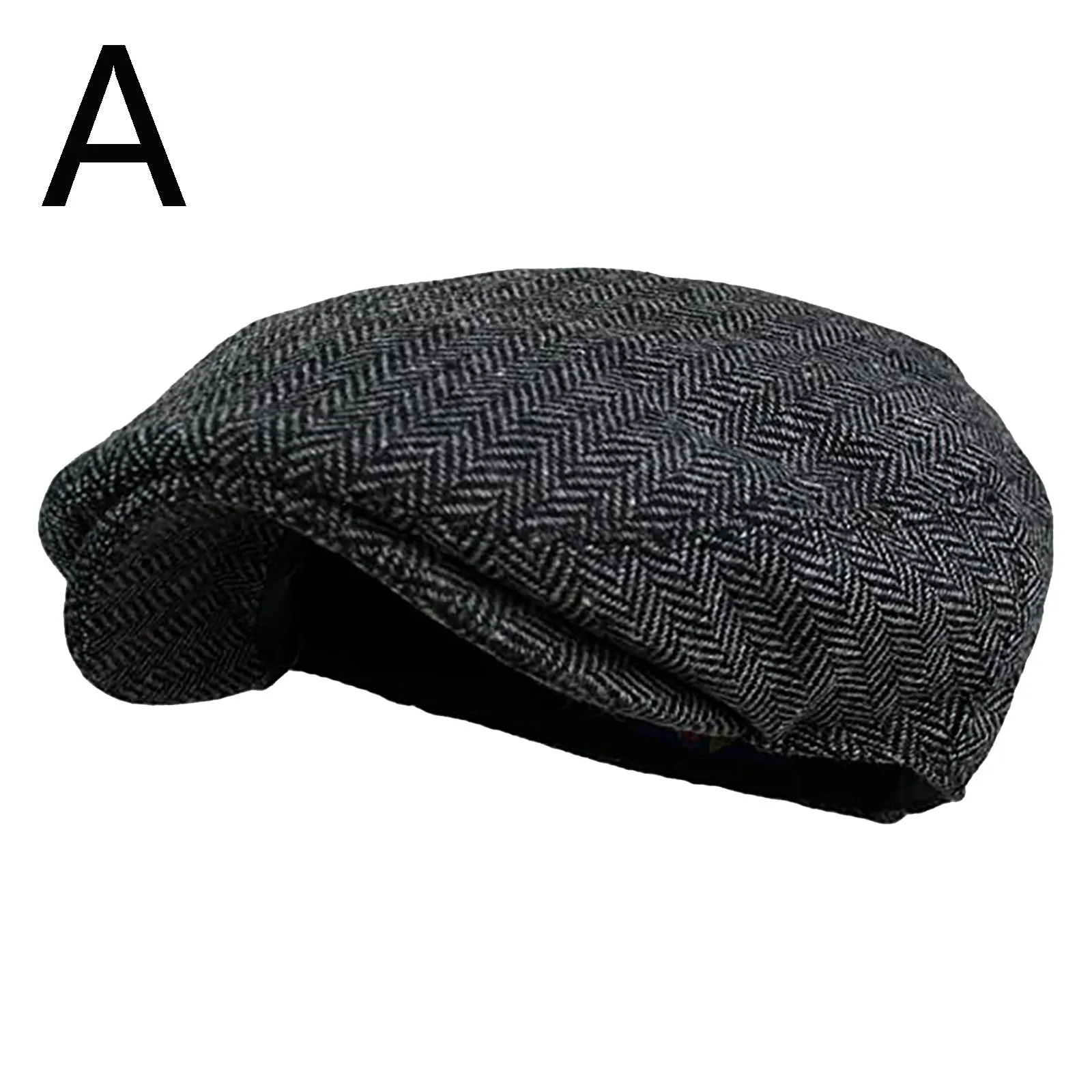 Top Selling  Men Women Soft Plaid Retro Hats Casul Breathable Winter bonnet Warm Comfort Beret женская балаклава [object object]