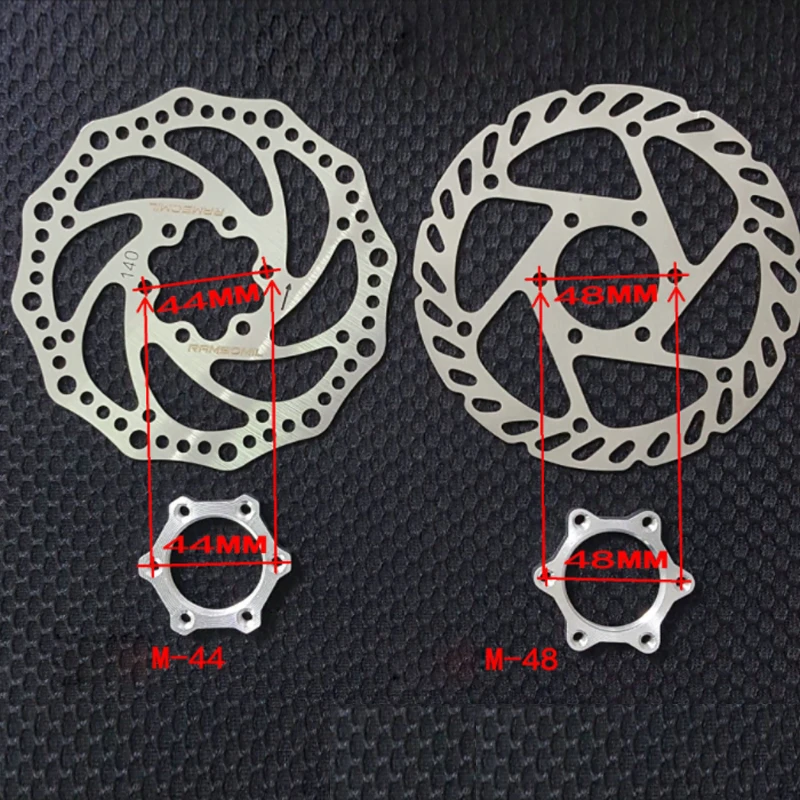 140/160/180Mm MTB Xe Đạp Đường Bộ Đĩa Xe Cặp Má Phanh Xe Đạp Bằng Ốc Vít 44/48MM hợp Kim Nhôm Siêu Bền Bích Vít Đai Ốc