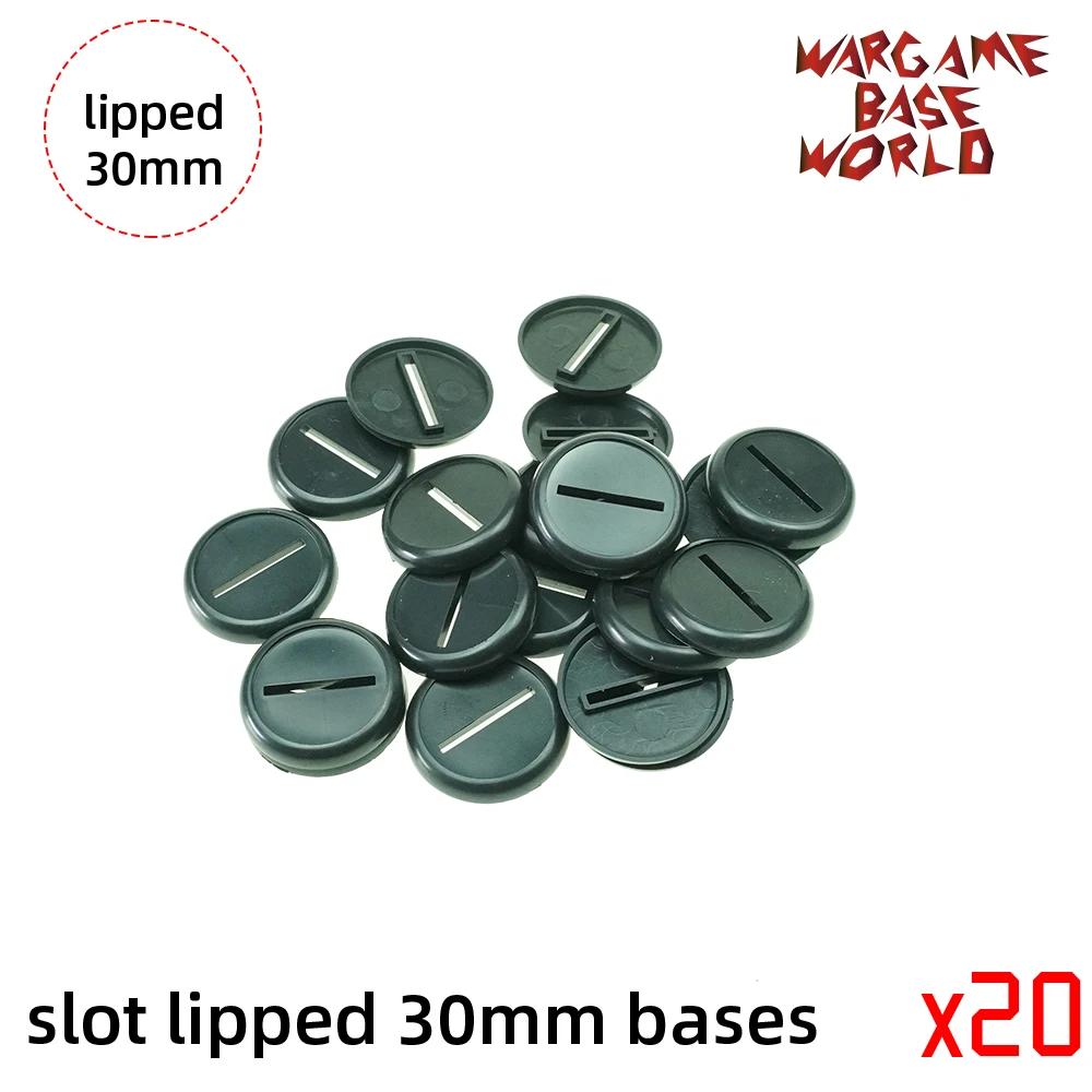 30mm slot lipped bases table games for war machine