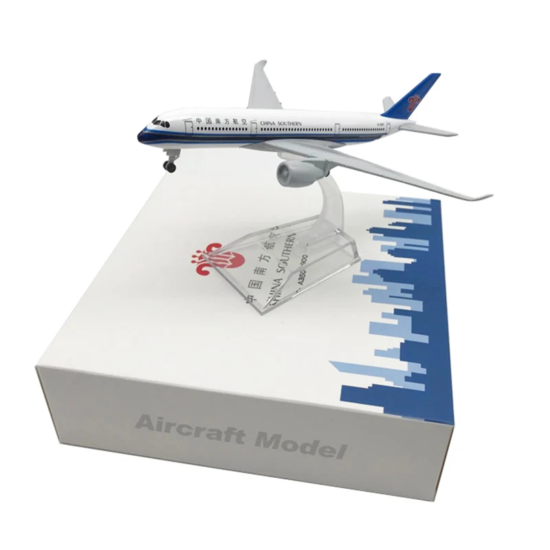 JASON TUTU 16CM China Southern Airlines Airbus a350 Airplane Model 1:400 Scale Diecast Metal Aircraft Collectible gift plane