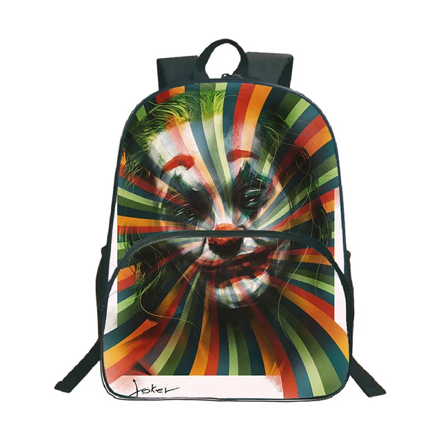 Fashion Joker Backpack Fashion Popular Pattern Schoolbag Teens Daily Backpack Students Boys Girls mochila escolar