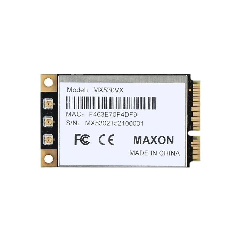 

Qualcomm Atheros QCA9880 Dual Band 2GHz 5GHz 3x3 MIMO 802.11ac Mini PCIE WiFi Module MX530VX replace Compex WLE900VX