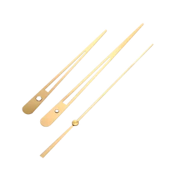 S Shaft 2496# Gold Long Hands (just hands) DIY Hands Metal Aluminum Material Quartz Clock Accessory High quality DIY Clock kits