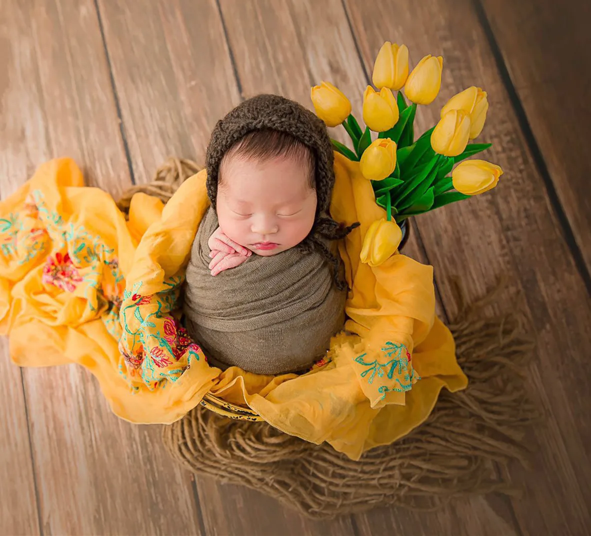 Fotografia recém-nascido adereços artificial flor decoração da foto do bebê infantil foto shoot acessórios grandes adereços ornamentações 10 pçs