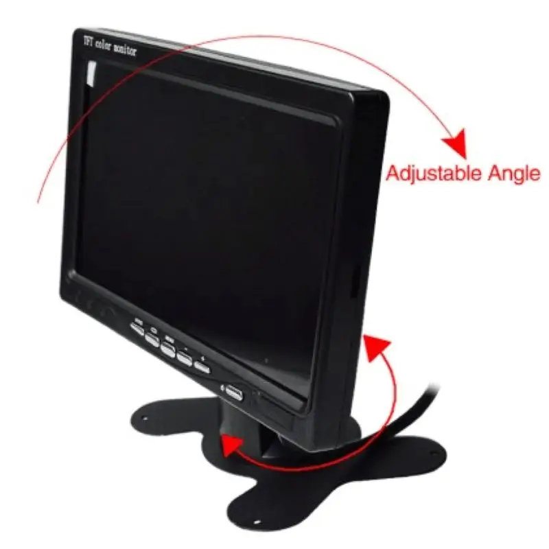 

12V 7 inch TFT LCD Color HD Monitor for Car CCTV Reverse Rear View Backup Camera