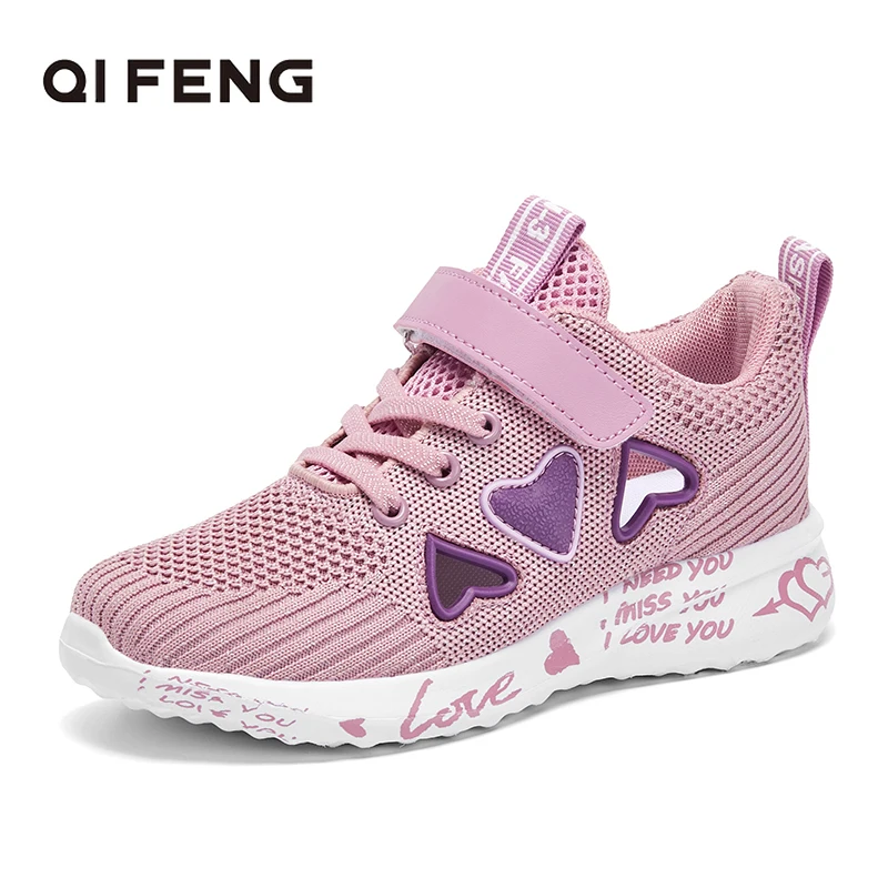 2025 Children Mesh Sport Shoes Girl Sneakers Summer Kids Light Cute Flat Skateboarding Shoes Autumn Breathable Tenis Footwear 6