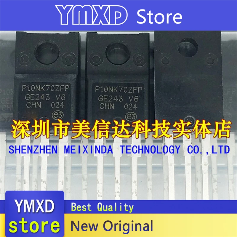 

10pcs/lot New Original 10A700V P10NK70ZFP STP10NK70ZFP field effect tube In Stock