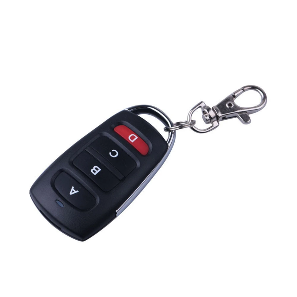 Universal 4 Channel Clone Garage Door Remote Key Chain 433mhz Remote Control