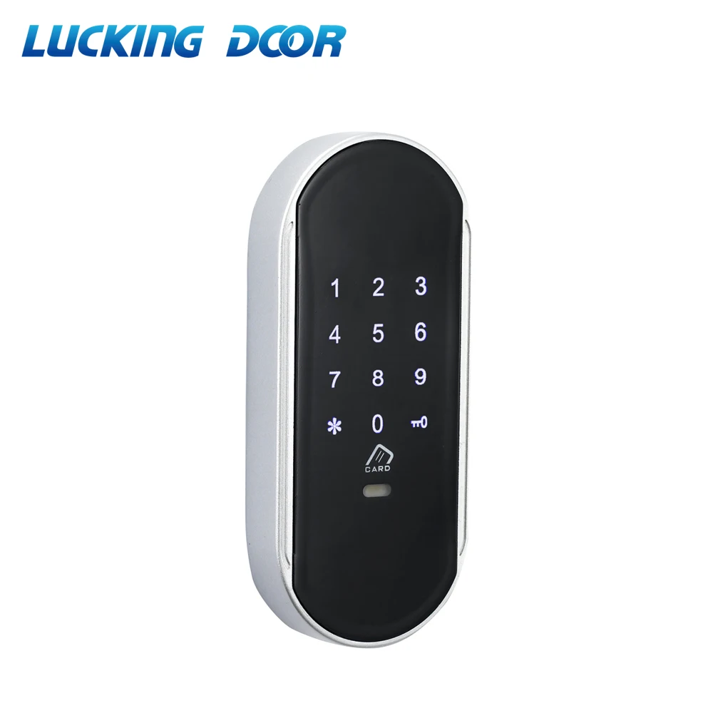 

Smart digital inteligente door lock keyless locker lock for cabinets Zinc alloy material Password ID card Standalone Unlock