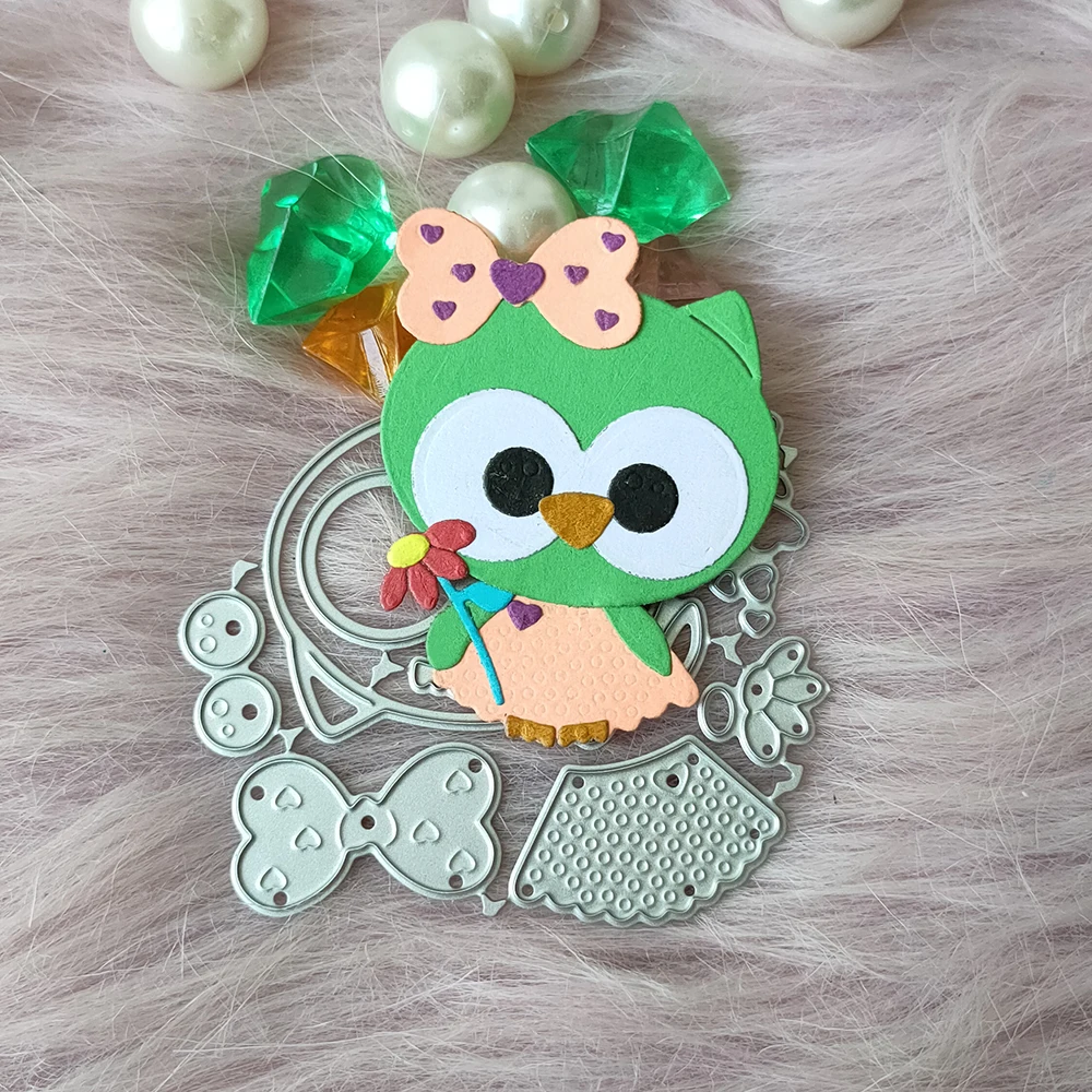 New Owl metal cutting die mould scrapbook decoration embossed photo album decoration card making DIY handicrafts