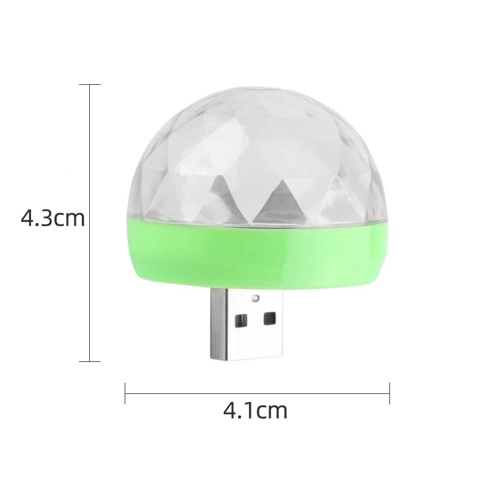 Portable Cell Phone Stage Lights Mini RGB Projection Lamp Party DJ Disco Ball Light Indoor Lamps Club LED Magic Effect Projector