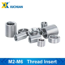 Fastening Thread Insert Set Stainless Steel Repair Tool Insert Kit Spiral Wire Screw M2 M2.5 M3 M4 M5 M6 Threading Tools