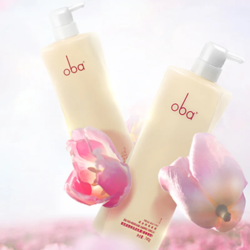 Oba Damage Repair Keratin Smooth Vanilla Scent Shampoo and Conditioner 740g