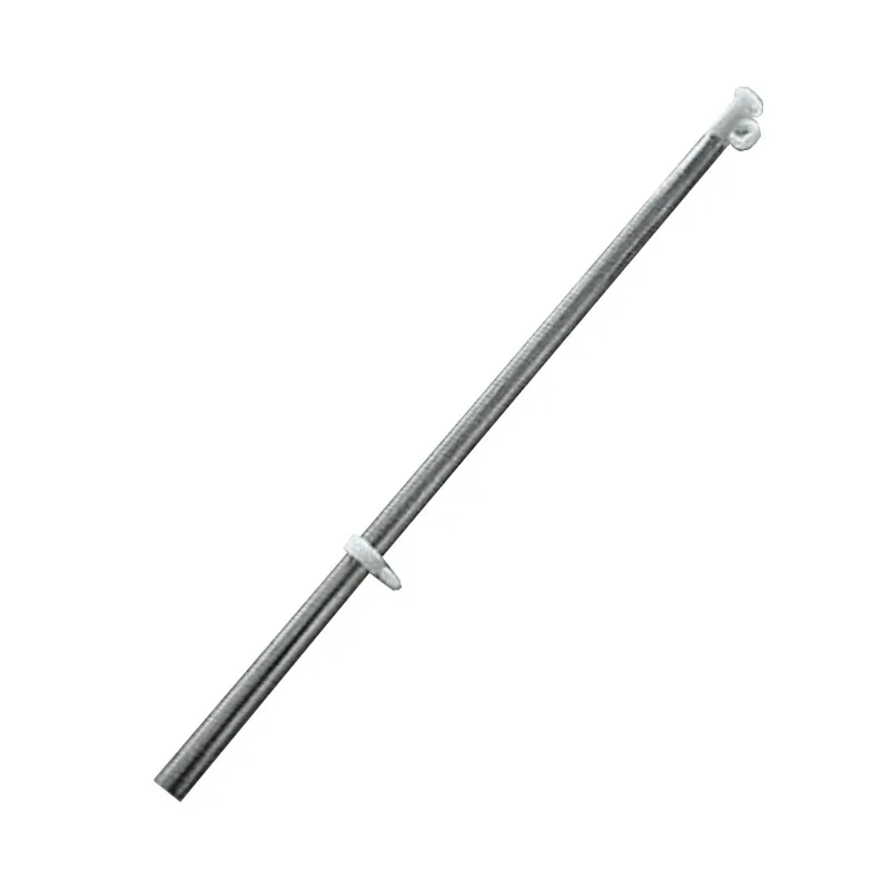 Maszt flagowy ze stali nierdzewnej Marine 304, 400 mm, z białą nylonową główką, mocowany do pokładu, do łodzi żaglowych i jachtów. — zdjęcie 5
