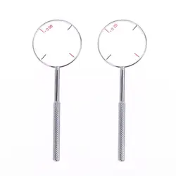 Round Optical Cross Cylinder Lens Tool Optical Instruments Ophthalmic Lens Diopters Optometry Accessories 0.25 / 0.50