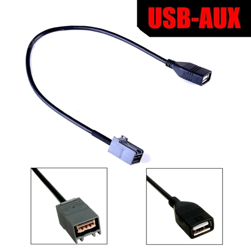 Brand new AUX USB cable adapter for Honda Civic Jazz / CR-V Accord / CR-Z 09-13 MP3 after 2008