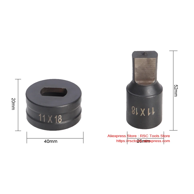 Hydraulic Punching Slotted Hole Die Hydraulic CH-70 Word Long Hole Hydraulic Punching Die Manual Punch Die Punching Mould