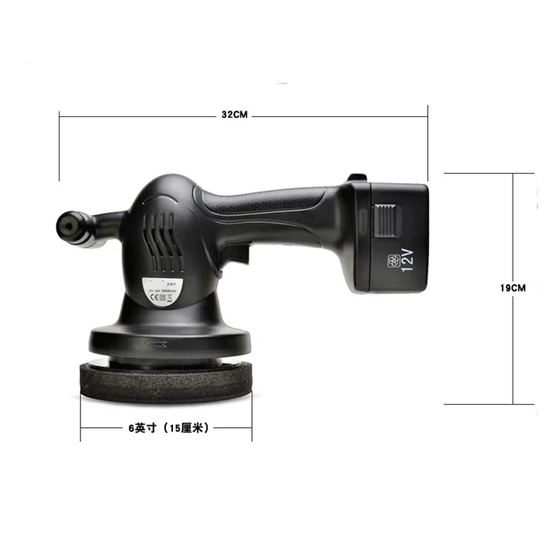 Pulidor de coche 2 en 1, 220V, 6 pulgadas, herramienta inalámbrica para el cuidado de la pintura del coche, máquina pulidora, lijadora, pulidor de suelo eléctrico