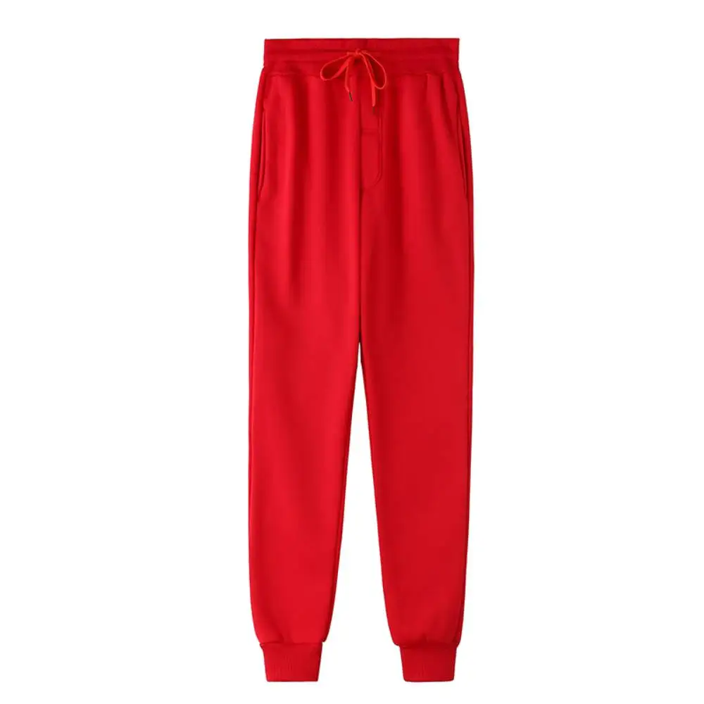 FJoggers de sport décontractés pour hommes et femmes, pantalons de musculation d'entraînement, pantalons de survêtement monochromes, bas de piste de document, printemps, automne