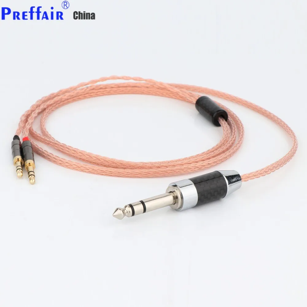 16 Core 7N OCC Copper Earphone Cable For Denon AH-D7200 AH-D5200 AH-D9200 3.5mm Headphone pin LN006748